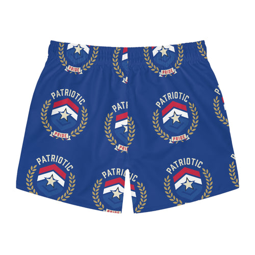 4th of July Men's Swim Trunks — Patriotic Star Print