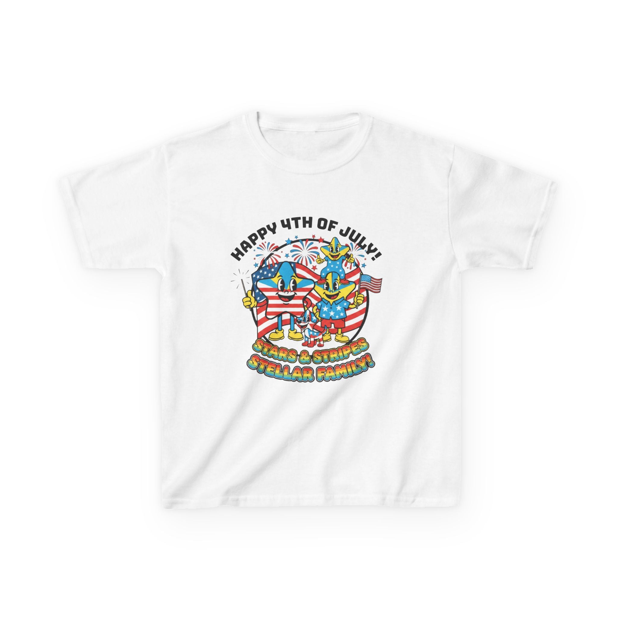 Stellar Family Kids Tee — Happy 4th of July