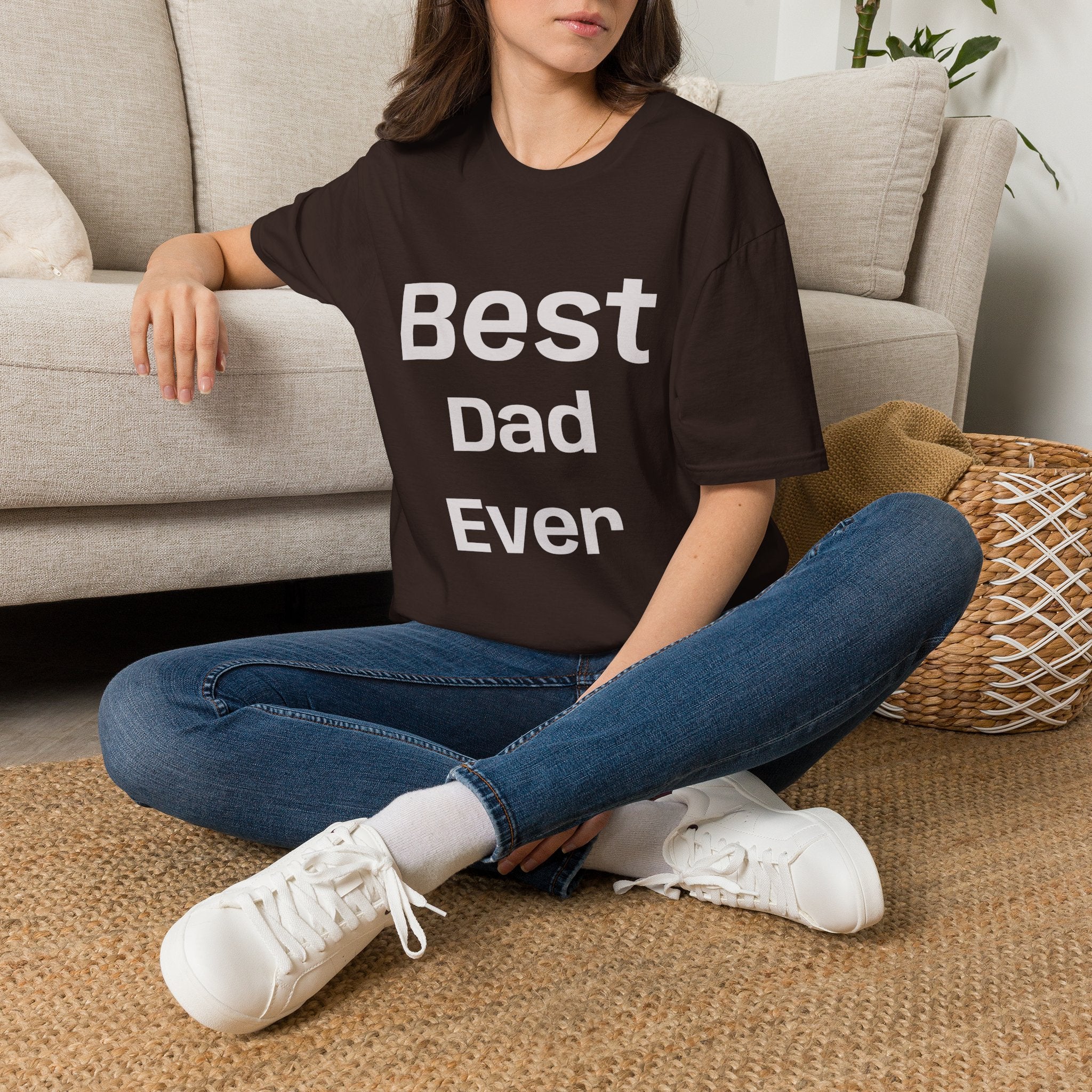 Best Dad Ever T-Shirt — “No Backsies” Back Print