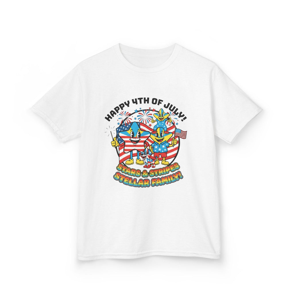 Stellar Family Kids Tee — Happy 4th of July