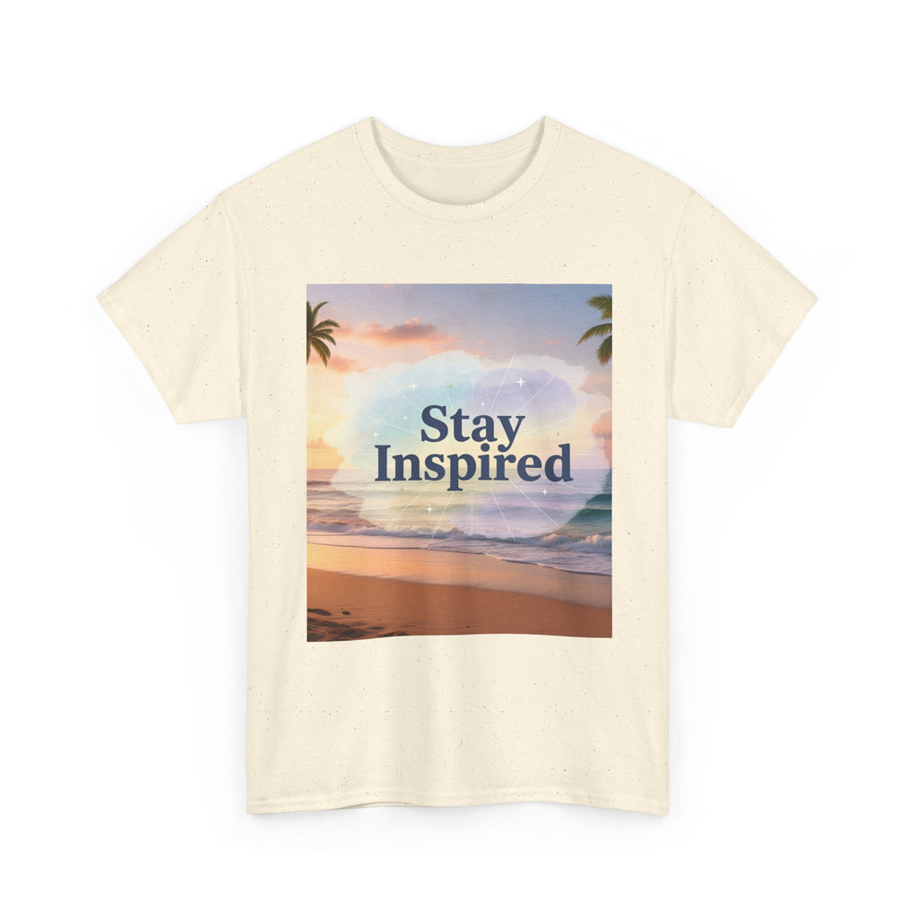 Stay Inspired Beach Sunset Unisex T-Shirt