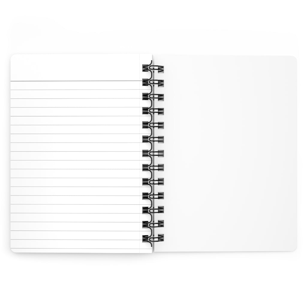 Stay Inspired Beach Spiral Notebook | Family Star (white)