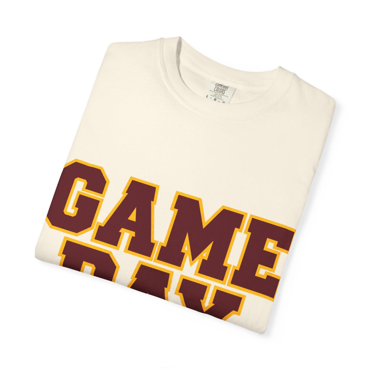 Game Day Football Shirt – Burgundy & Gold