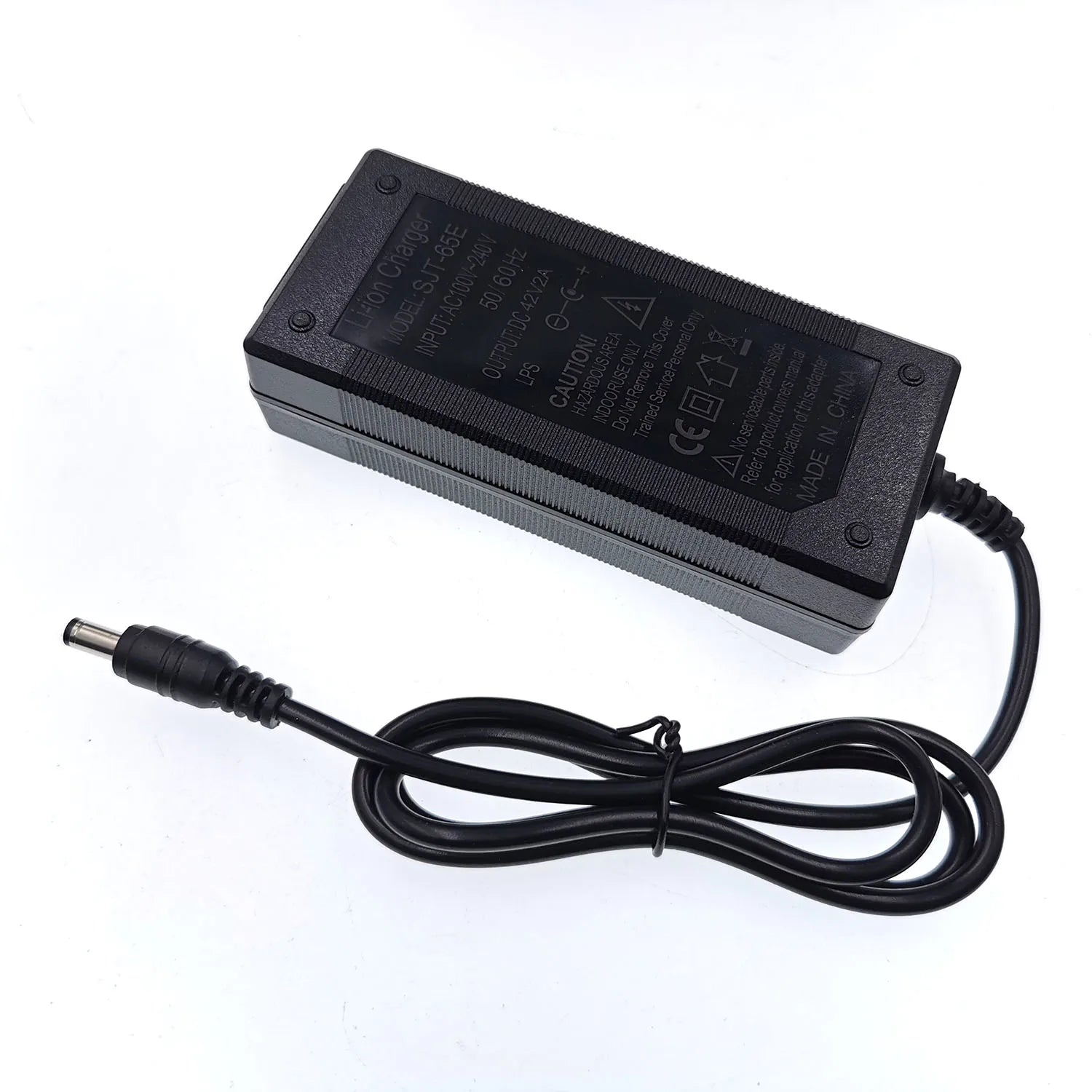 36V Lithium Battery Charger — 42V 2A Universal Output