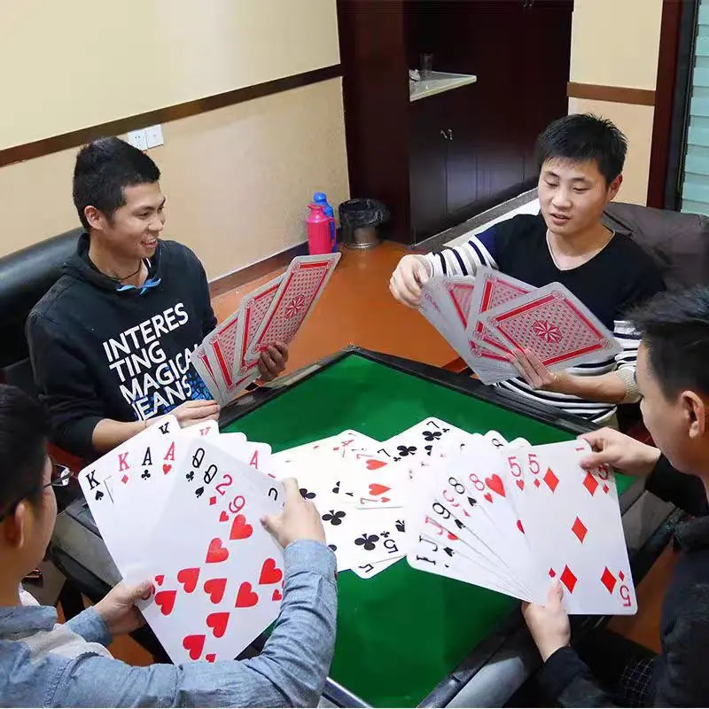 Oversized Jumbo Poker Playing Cards | 4x Larger | Family & Party Game