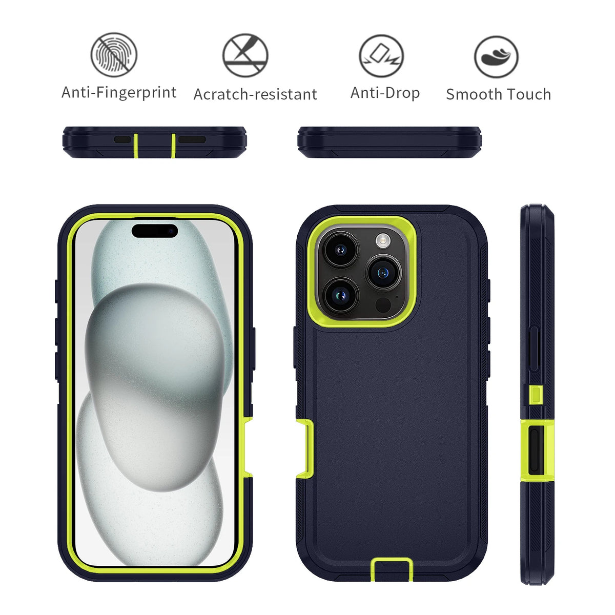 Armor Shockproof Defender iPhone Case | Hard PC + TPU Protection