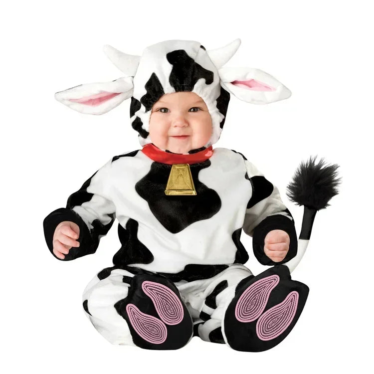Halloween Baby Boy Girl Clothes Romper Onesie Newborn Toddler Christmas Rompers Flannel Warm Soft Baby Infant Costume