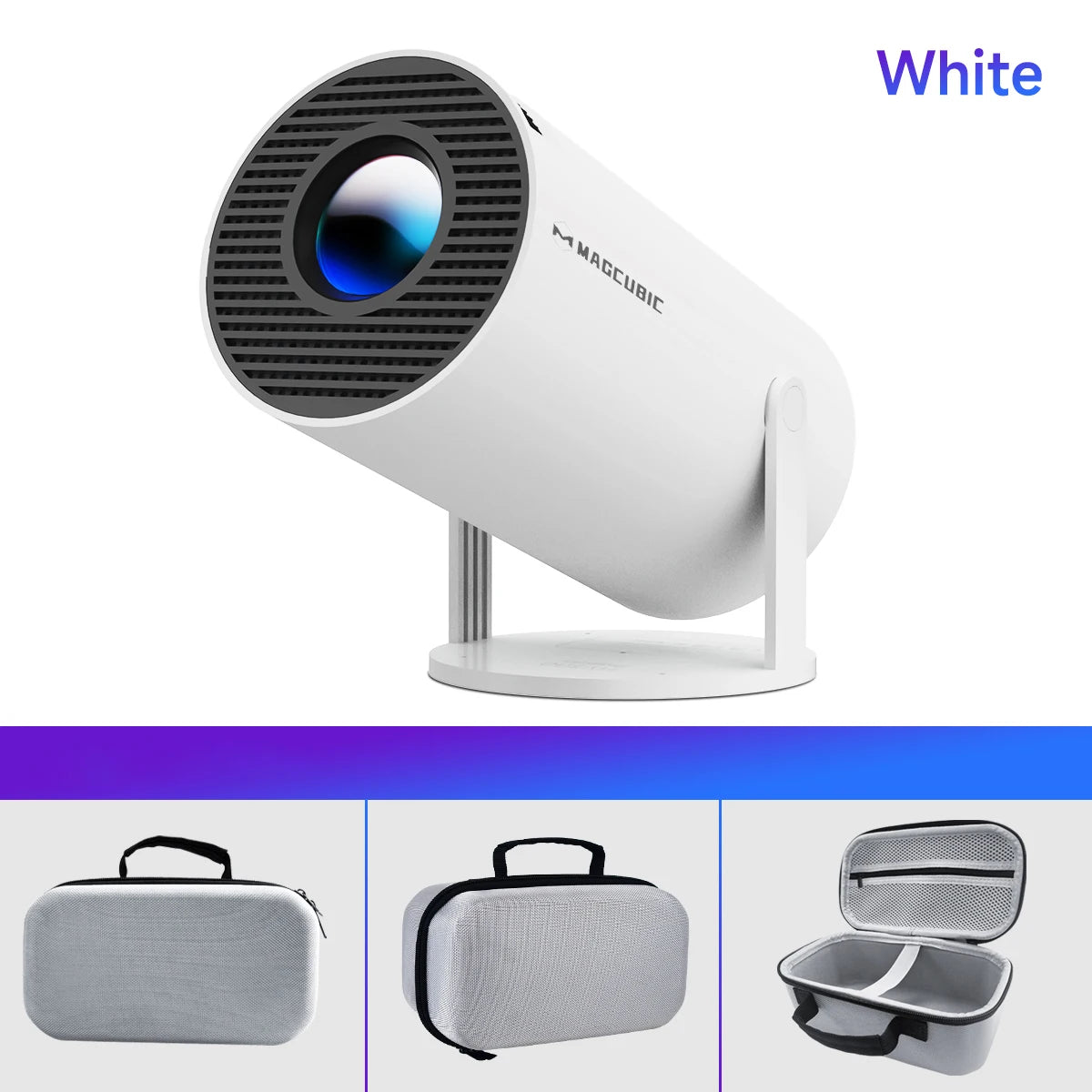 Magcubic HY300 Pro 4K Projector — Android 11, Dual WiFi6, Home Cinema & Outdoor