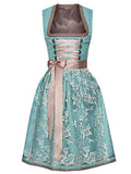 Women's German Derndel Dress Bavarian Oktoberfest Halloween Carnival Costume Munich Festival Costume