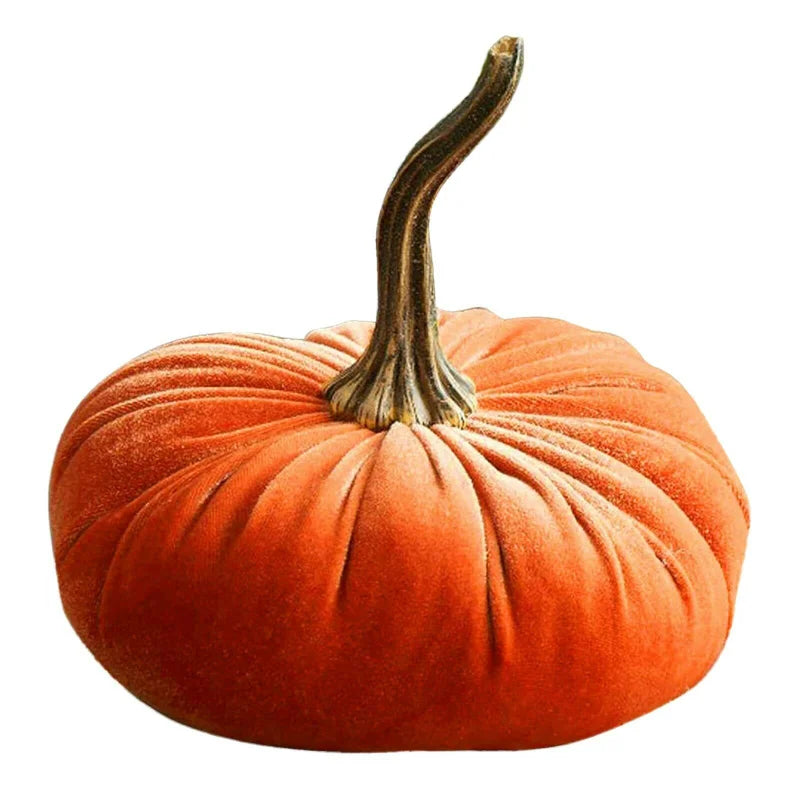 Halloween Pumpkin Plush Throw Pillows Handmade Soft Velvet Pillow Cushion Halloween Decor Ornaments Crafts Holidays Props