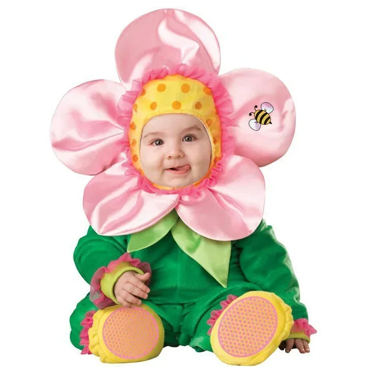 Halloween Baby Boy Girl Clothes Romper Onesie Newborn Toddler Christmas Rompers Flannel Warm Soft Baby Infant Costume