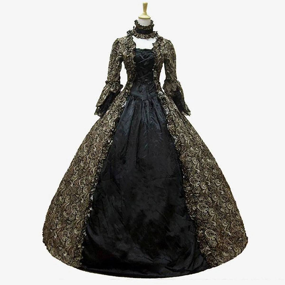 Renaissance 18th Century Baroque Rococo Dresses Victorian Masquerade Gowns Historical Theater Clothing Halloween Christmas