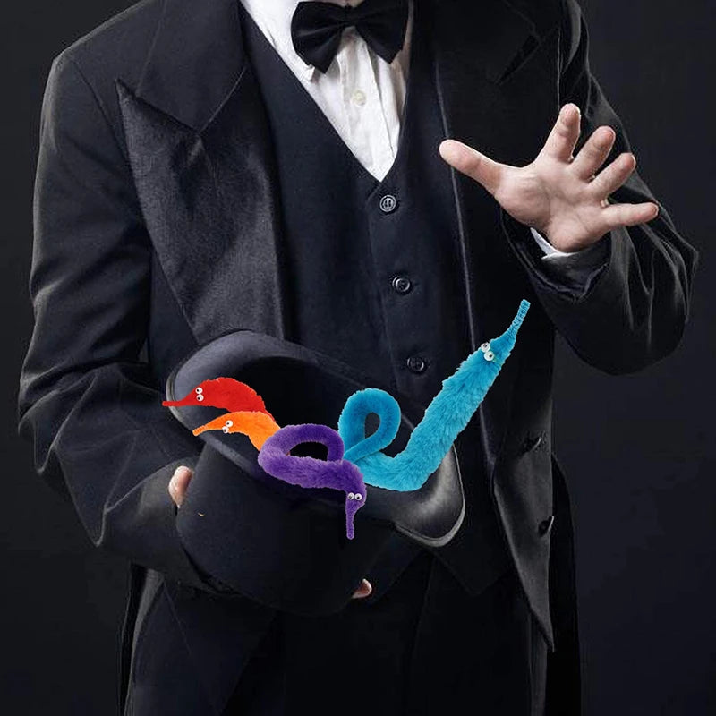 Magic Fuzzy Worm Toys — 15pc Party Pack for Kids