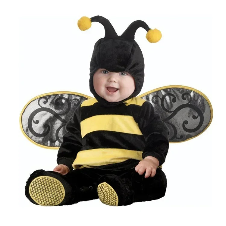 Halloween Baby Boy Girl Clothes Romper Onesie Newborn Toddler Christmas Rompers Flannel Warm Soft Baby Infant Costume