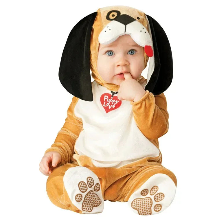 Halloween Baby Boy Girl Clothes Romper Onesie Newborn Toddler Christmas Rompers Flannel Warm Soft Baby Infant Costume