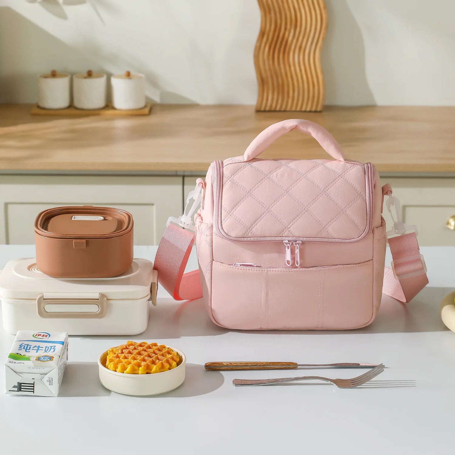 Nylon Insulated Lunch Bag | Leakproof Multi-Function Tote