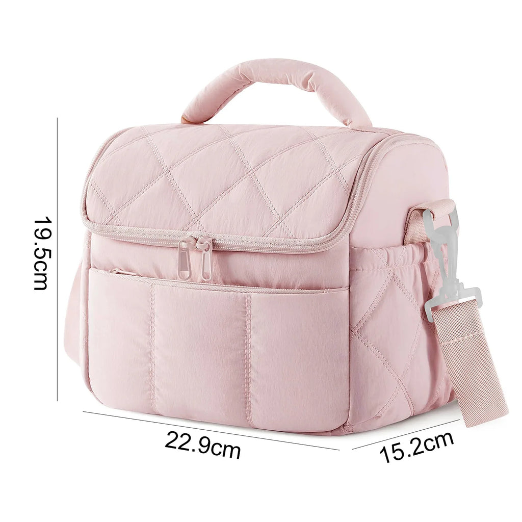 Nylon Insulated Lunch Bag | Leakproof Multi-Function Tote