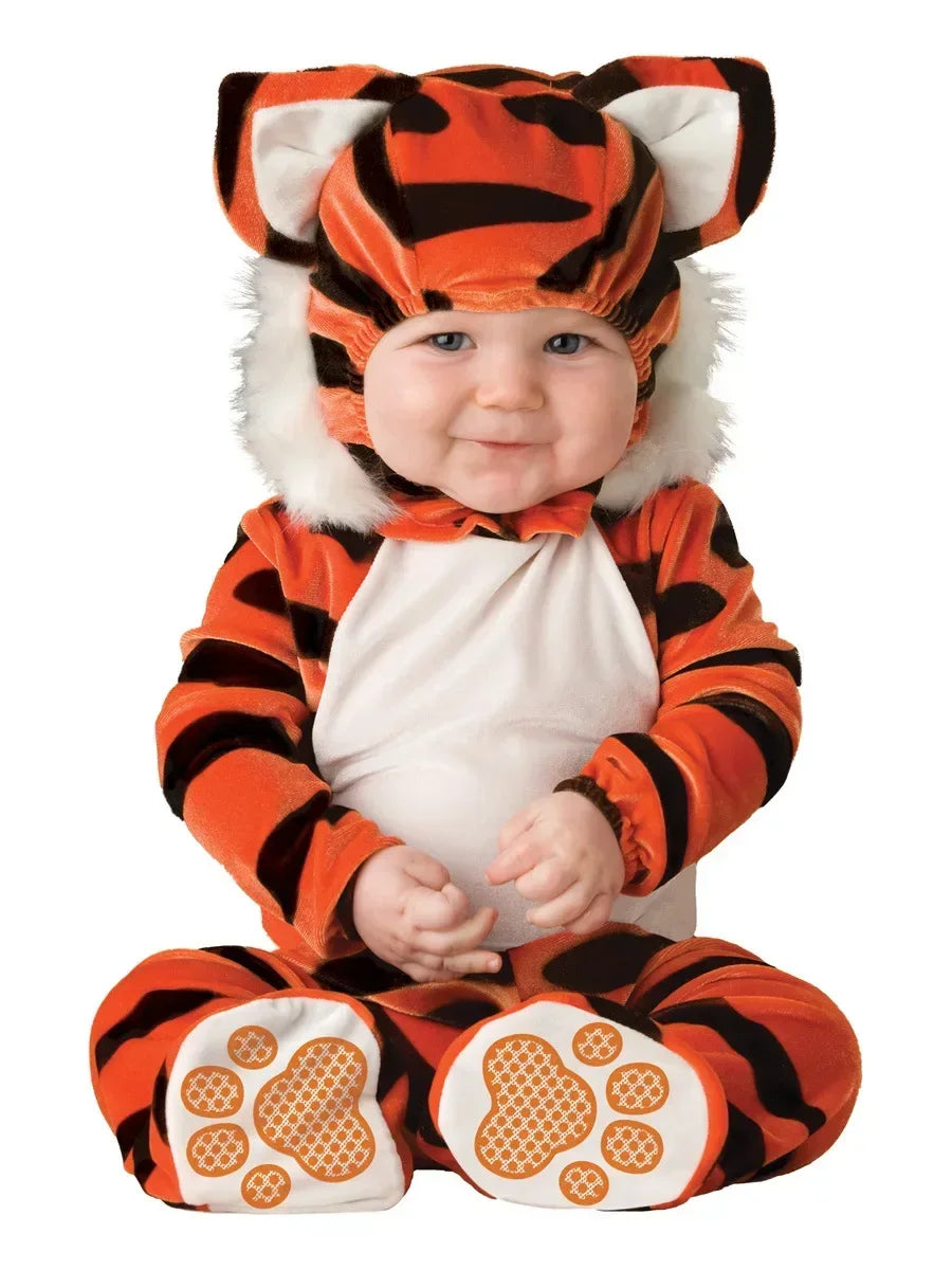 Halloween Baby Boy Girl Clothes Romper Onesie Newborn Toddler Christmas Rompers Flannel Warm Soft Baby Infant Costume
