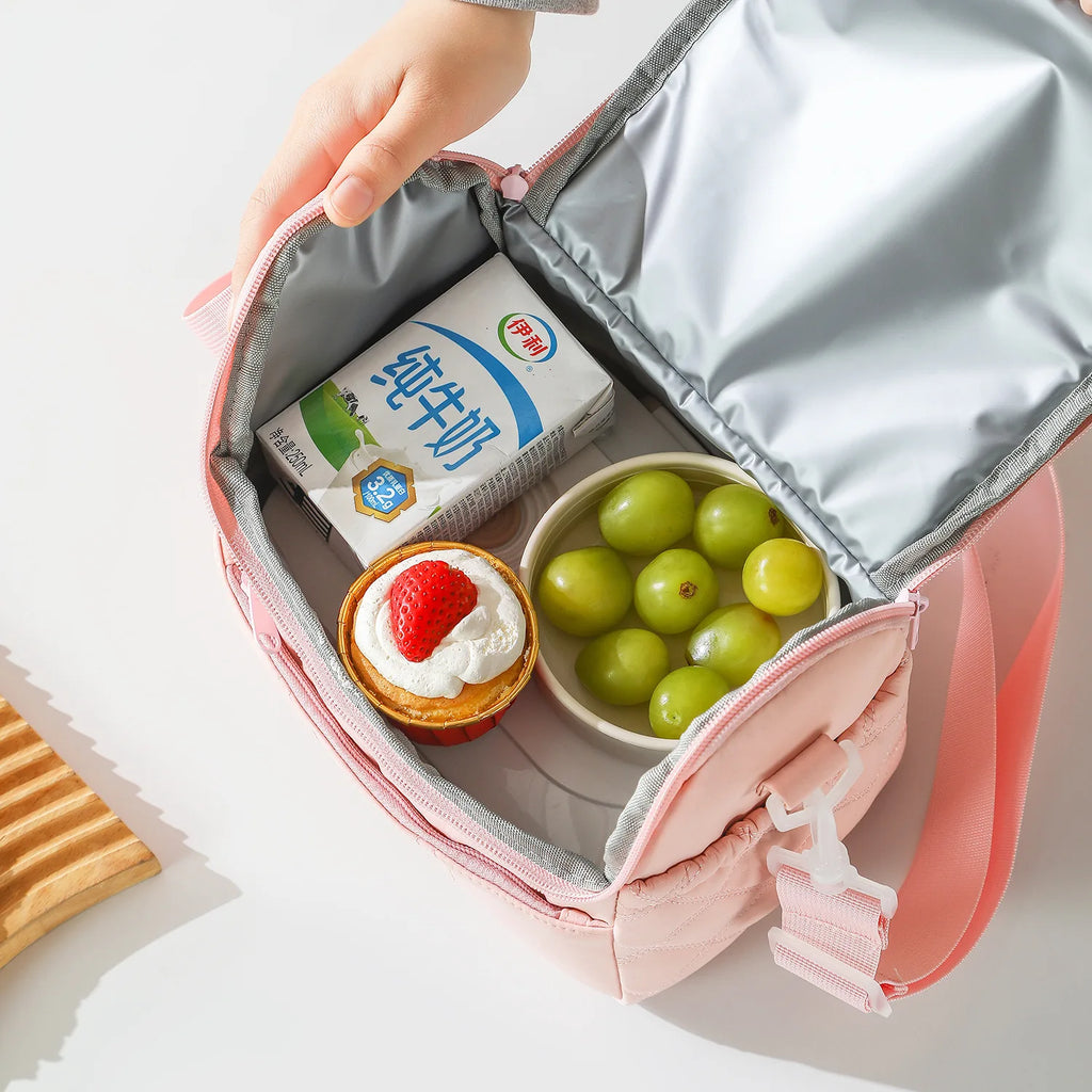 Nylon Insulated Lunch Bag | Leakproof Multi-Function Tote