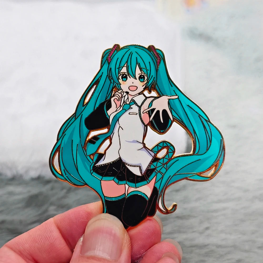 Halloween costumes, decorations, accessories, music girls, enamel brooches, clothes, schoolbags, backpack decorations, badges,