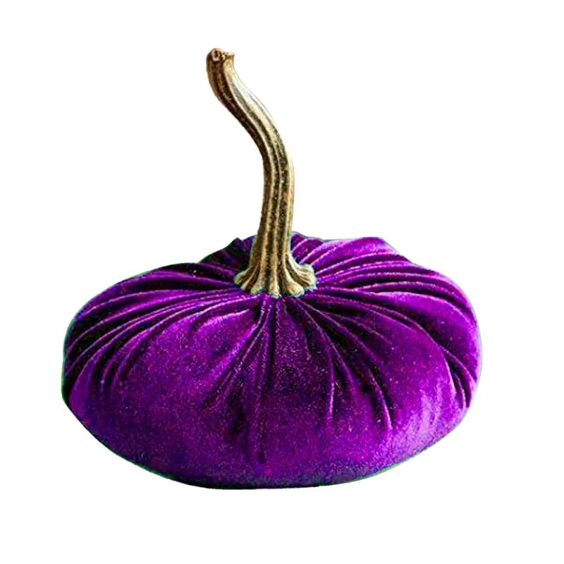 Halloween Pumpkin Plush Throw Pillows Handmade Soft Velvet Pillow Cushion Halloween Decor Ornaments Crafts Holidays Props