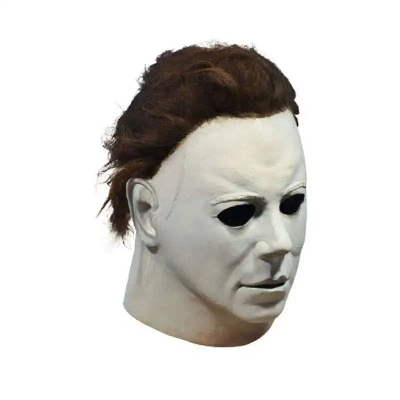 Cosplay Michael Myers Party Masks for Latex Full Head Scary Horror Murderer for Adult Halloween stage performance  April Fools