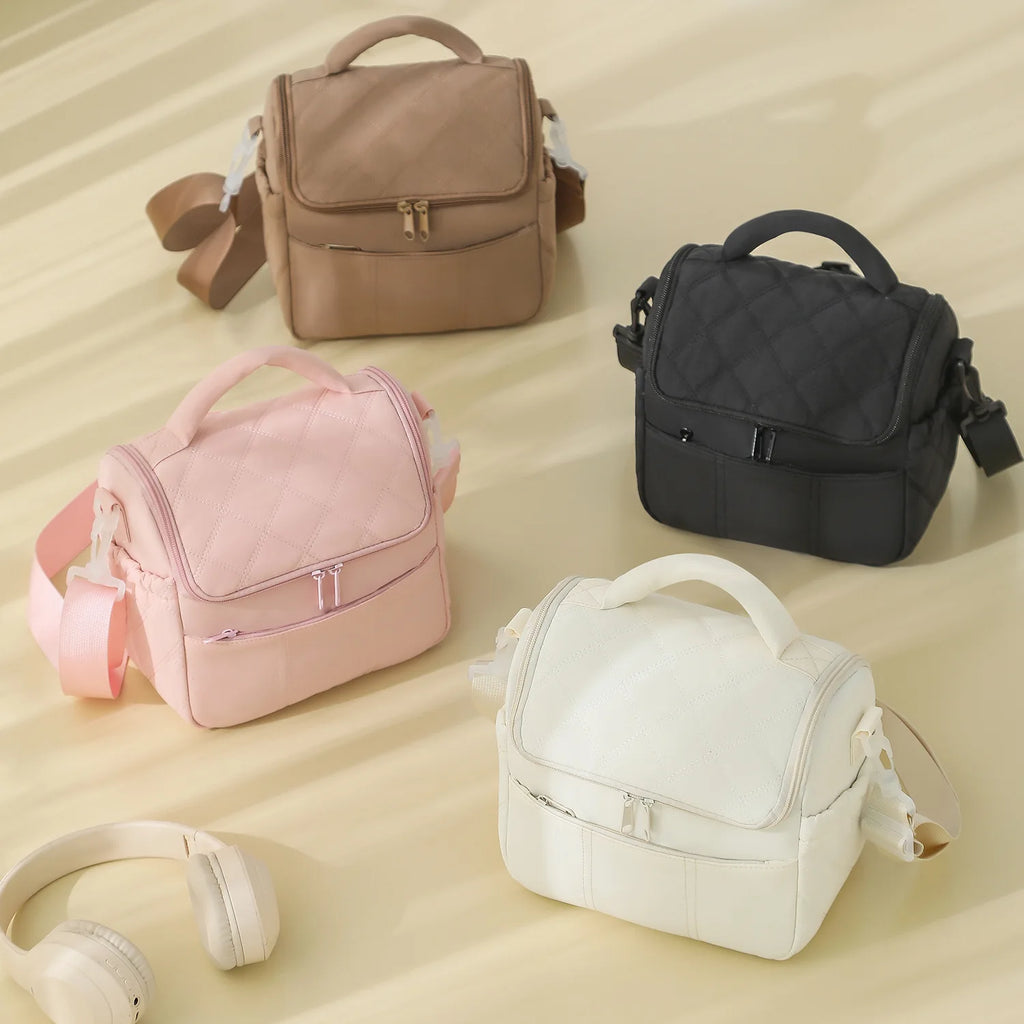 Nylon Insulated Lunch Bag | Leakproof Multi-Function Tote