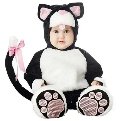 Halloween Baby Boy Girl Clothes Romper Onesie Newborn Toddler Christmas Rompers Flannel Warm Soft Baby Infant Costume