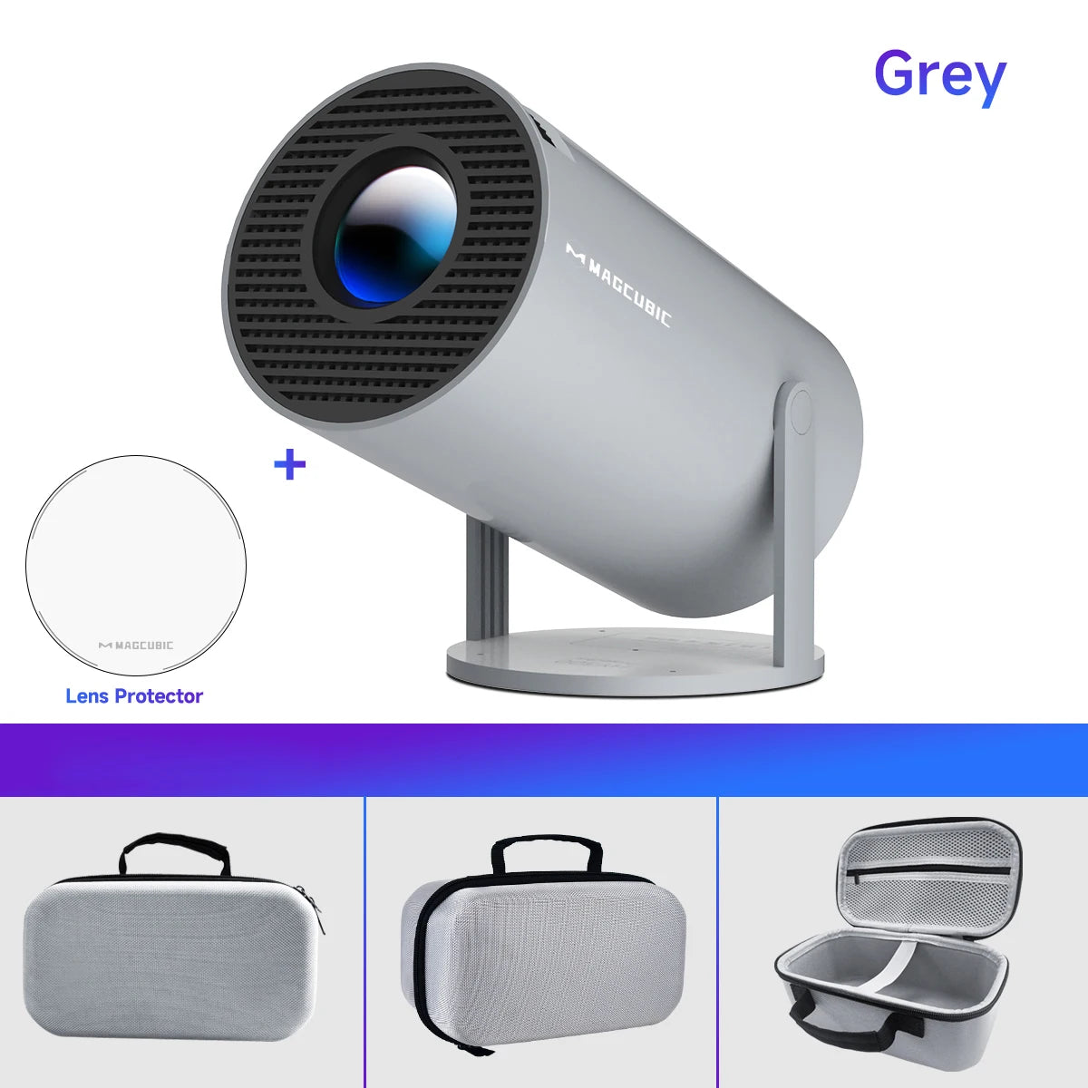 Magcubic HY300 Pro 4K Projector — Android 11, Dual WiFi6, Home Cinema & Outdoor