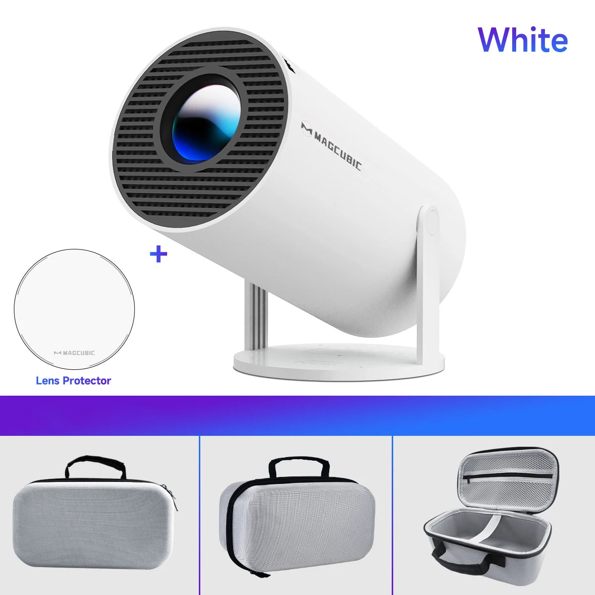 Magcubic HY300 Pro 4K Projector — Android 11, Dual WiFi6, Home Cinema & Outdoor