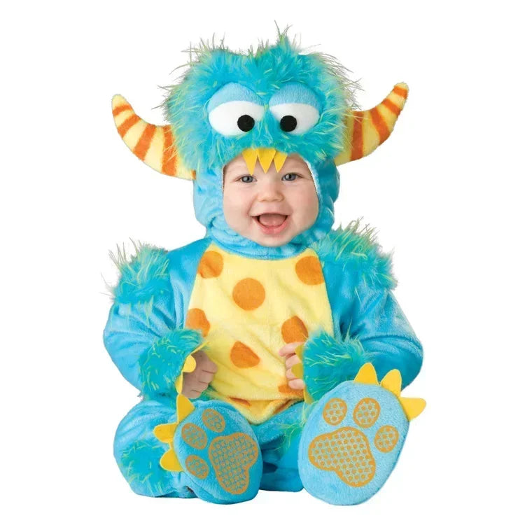 Halloween Baby Boy Girl Clothes Romper Onesie Newborn Toddler Christmas Rompers Flannel Warm Soft Baby Infant Costume