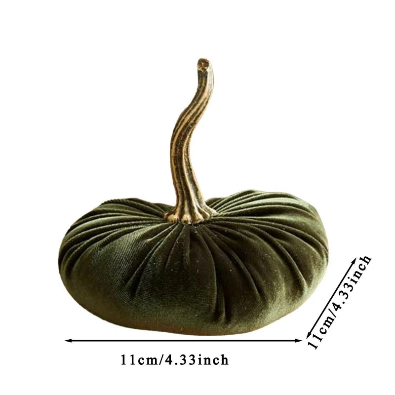 Halloween Pumpkin Plush Throw Pillows Handmade Soft Velvet Pillow Cushion Halloween Decor Ornaments Crafts Holidays Props