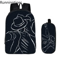 Michael Jackson Backpack 2pc Set | School Bag with Pencil Case
