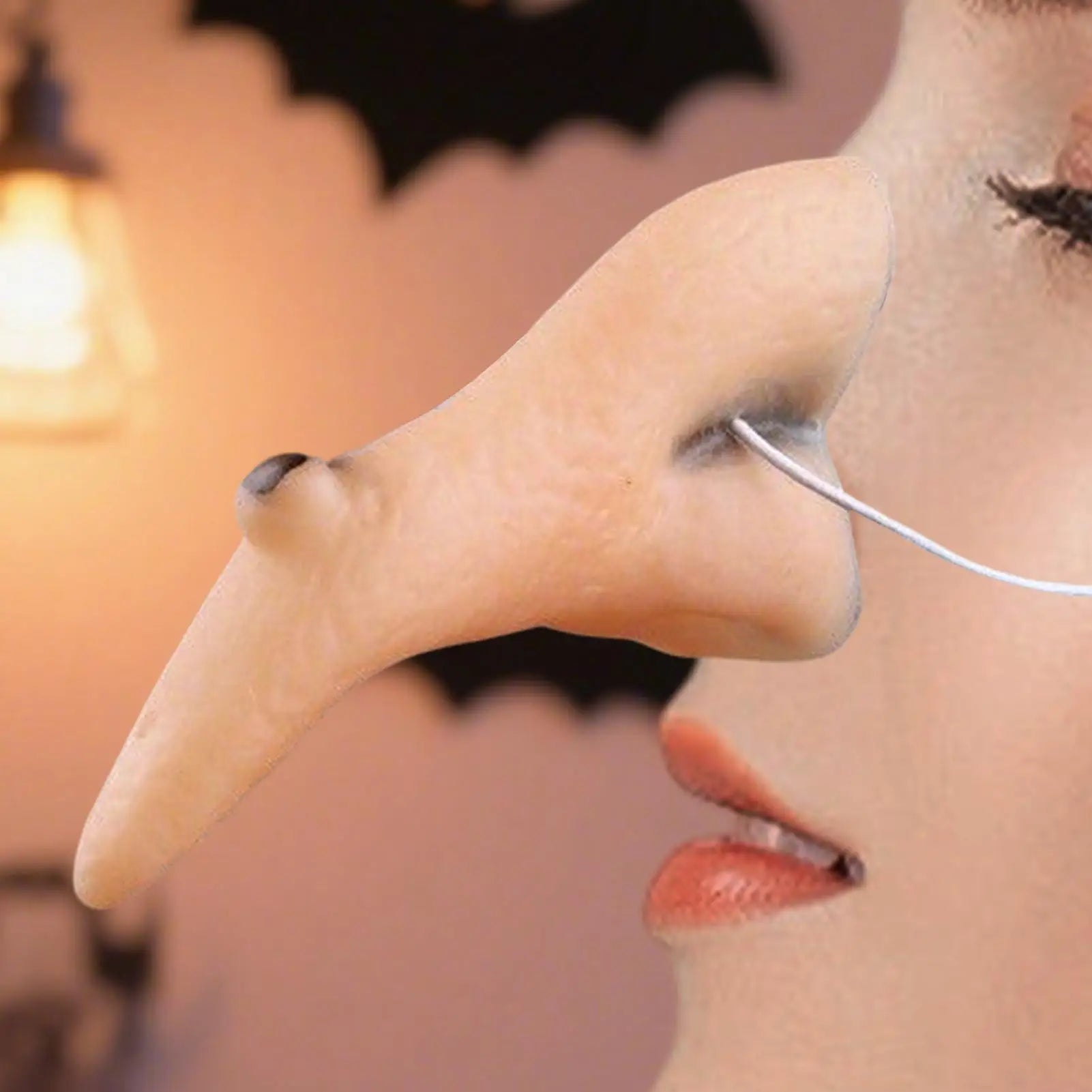 Halloween Props Witch Nose Realistic Party Supplies Prosthetic Nose Fun Stage cross dressing Costume Supplies for Themed Events