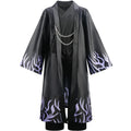 Kids Kpop Cosplay Idol Boys Costume Black Coat Tops With Pants For Children Halloween Party Carnival Stage Performance Outfits