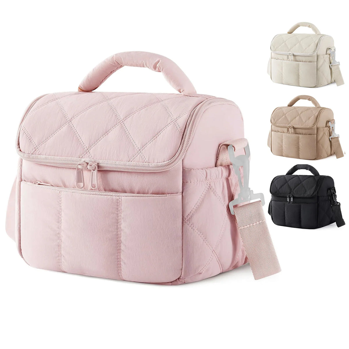 Nylon Insulated Lunch Bag | Leakproof Multi-Function Tote