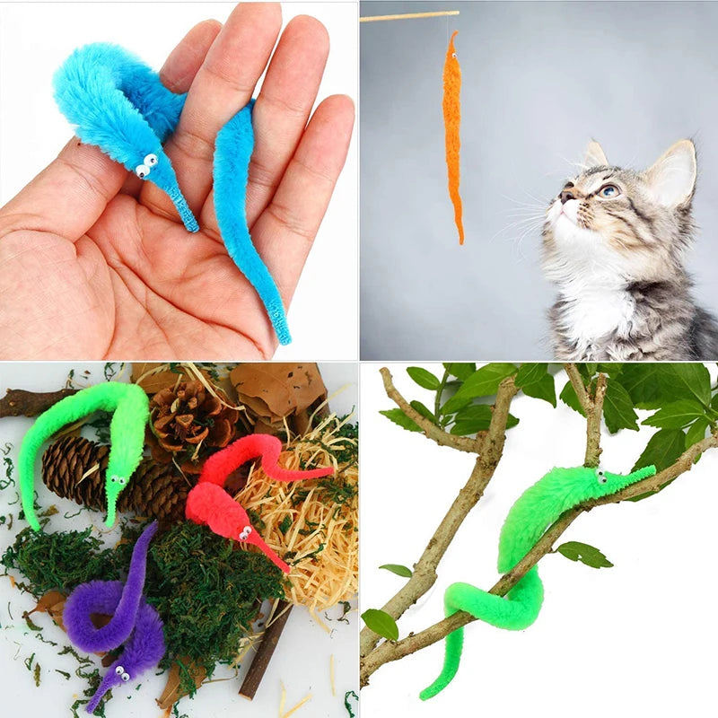 Magic Fuzzy Worm Toys — 15pc Party Pack for Kids