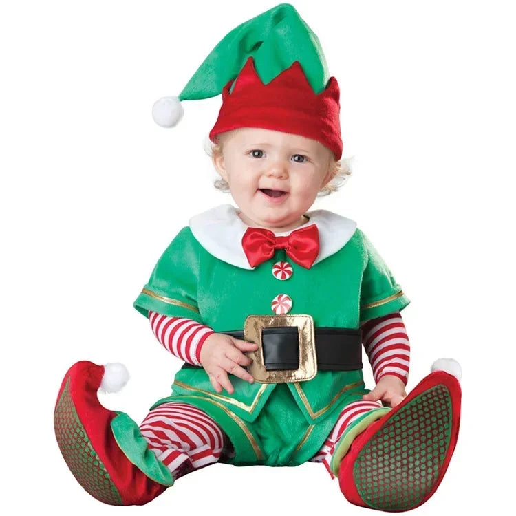 Halloween Baby Boy Girl Clothes Romper Onesie Newborn Toddler Christmas Rompers Flannel Warm Soft Baby Infant Costume