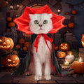 Pet Halloween Costumes Cat Personalized Vampire Capes Lightness Easy To Wear Stereoscopic Beautiful Puppy Clothes Pet Supplies