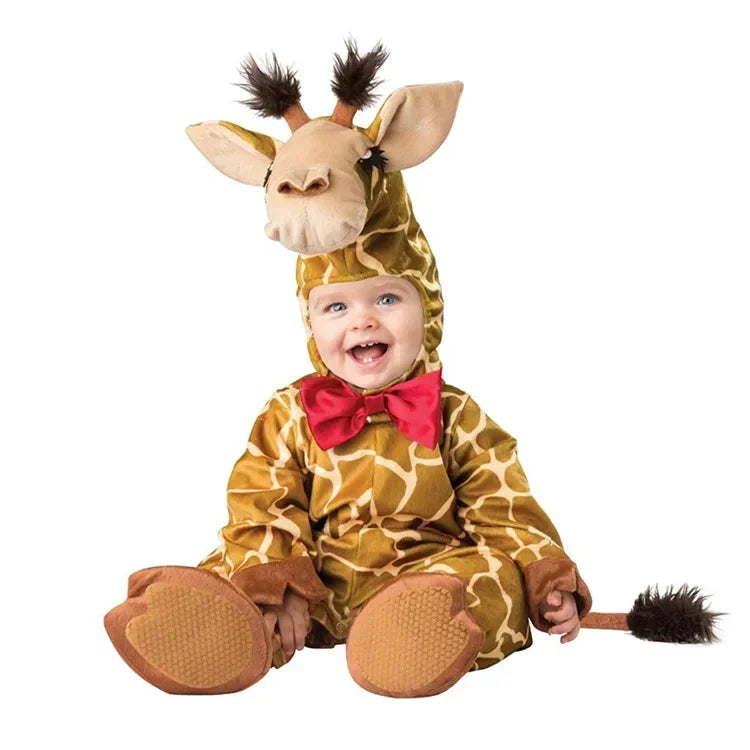 Halloween Baby Boy Girl Clothes Romper Onesie Newborn Toddler Christmas Rompers Flannel Warm Soft Baby Infant Costume