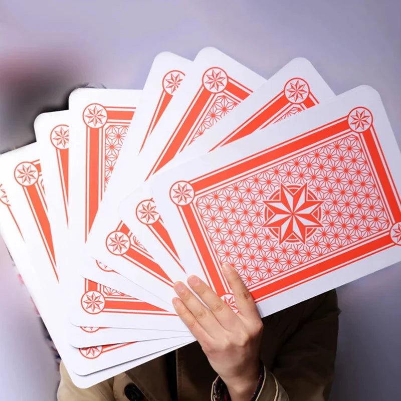 Oversized Jumbo Poker Playing Cards | 4x Larger | Family & Party Game
