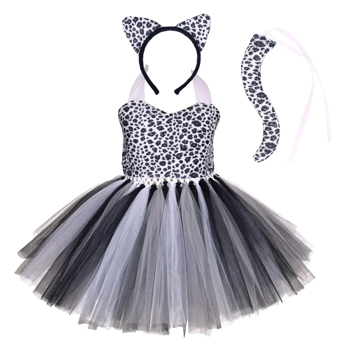 Cute Toddler Girl Giraffe Dress Cartoon Animal Performance Costume Set for Kids Halloween Costumes Girls Christmas Tutu Dresses