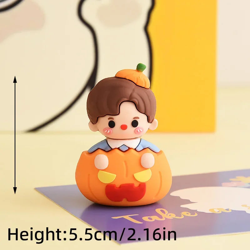 2025 Halloween Cake Decorations Pumpkin Ghost Black Castle Haunted Houses Cake Toppers for Happy Halloween Party Supplies