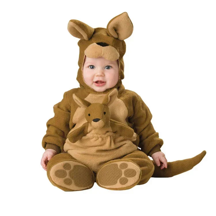 Halloween Baby Boy Girl Clothes Romper Onesie Newborn Toddler Christmas Rompers Flannel Warm Soft Baby Infant Costume