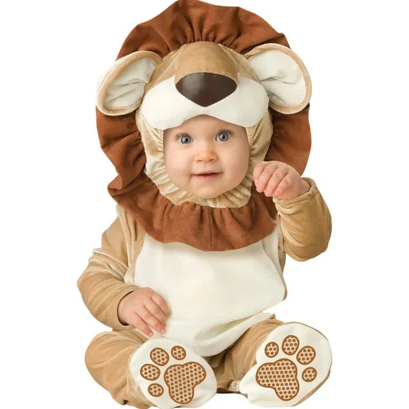 Halloween Baby Boy Girl Clothes Romper Onesie Newborn Toddler Christmas Rompers Flannel Warm Soft Baby Infant Costume