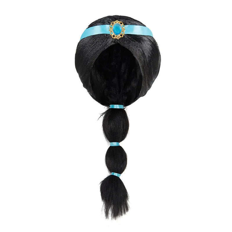 Halloween Arabian Style Princess Costume Kids Jasmine Cosplay Girls Magic Lamp Story Role Play Performance Apparel Dress Set