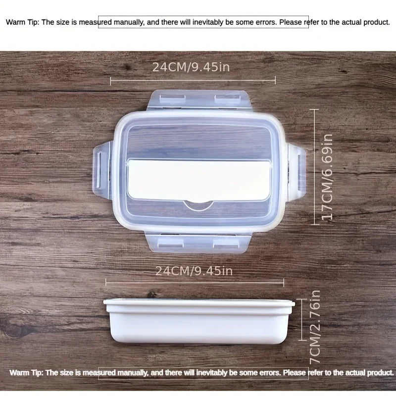 Leak-Proof Stainless Steel Bento Lunch Box | 3 & 4 Compartments