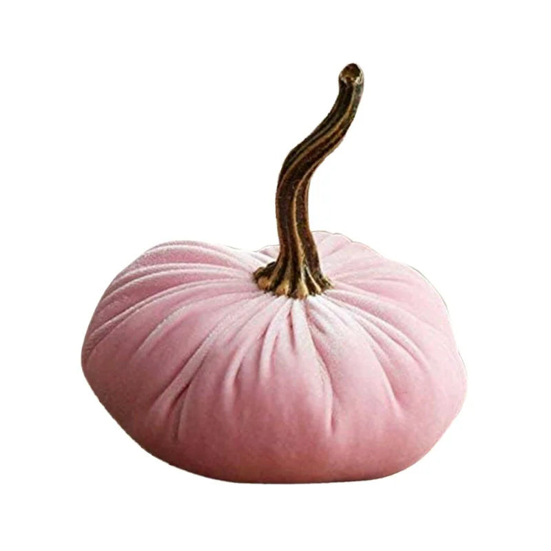 Halloween Pumpkin Plush Throw Pillows Handmade Soft Velvet Pillow Cushion Halloween Decor Ornaments Crafts Holidays Props