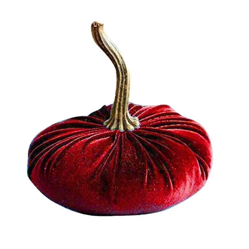 Halloween Pumpkin Plush Throw Pillows Handmade Soft Velvet Pillow Cushion Halloween Decor Ornaments Crafts Holidays Props