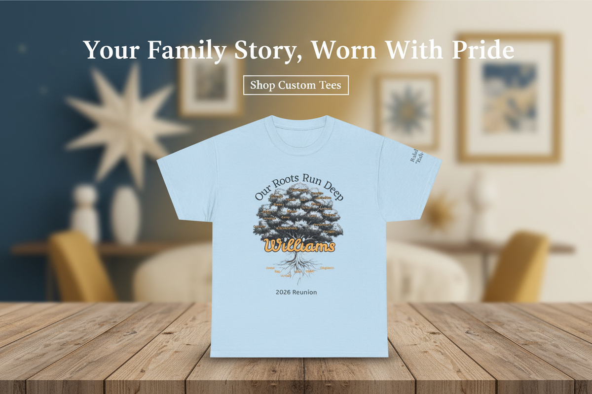 Williams Family Tee Homepage Banner